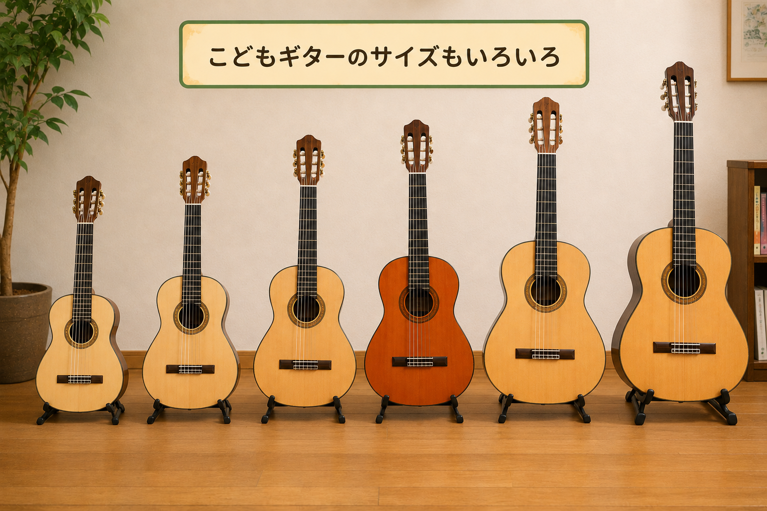 ギターサイズいろいろ